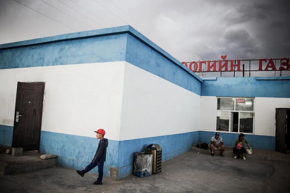 Street scene in Mandalgovi