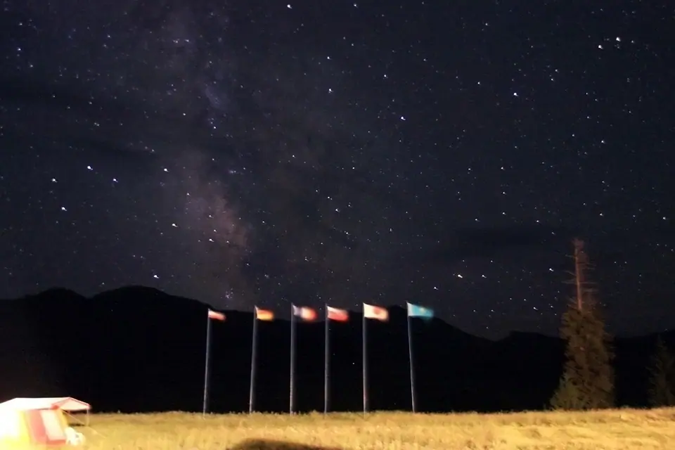 Starry night in Karkara base camp