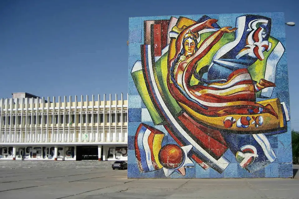 Ceramic Mural in Mary