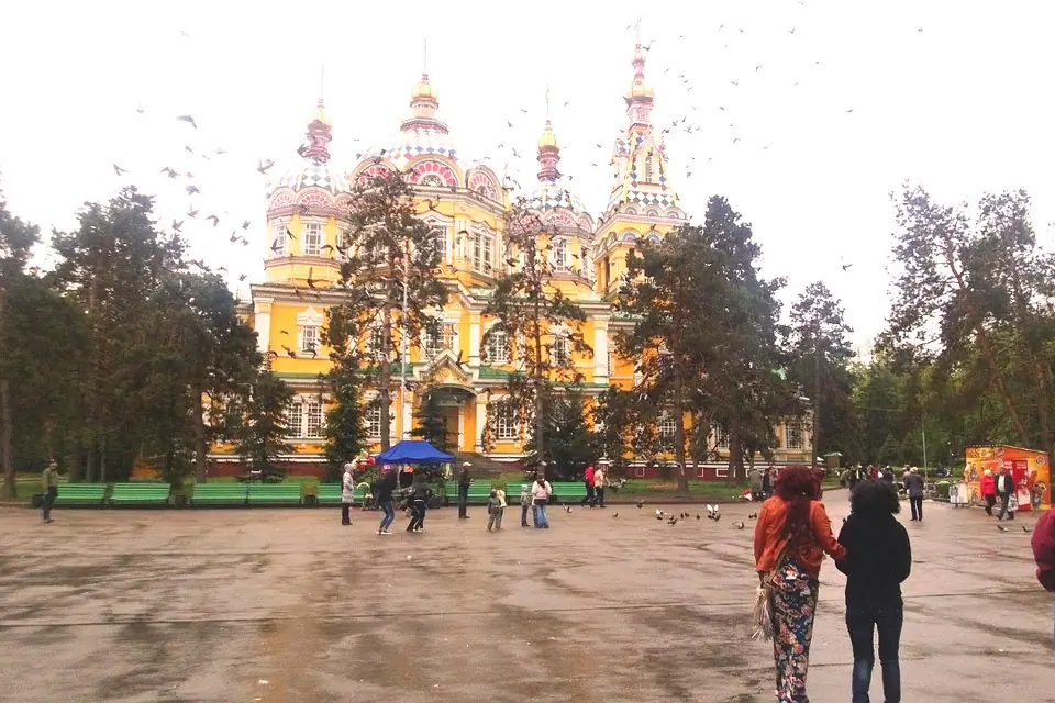 Almaty Cathedral in Kazakhstan
