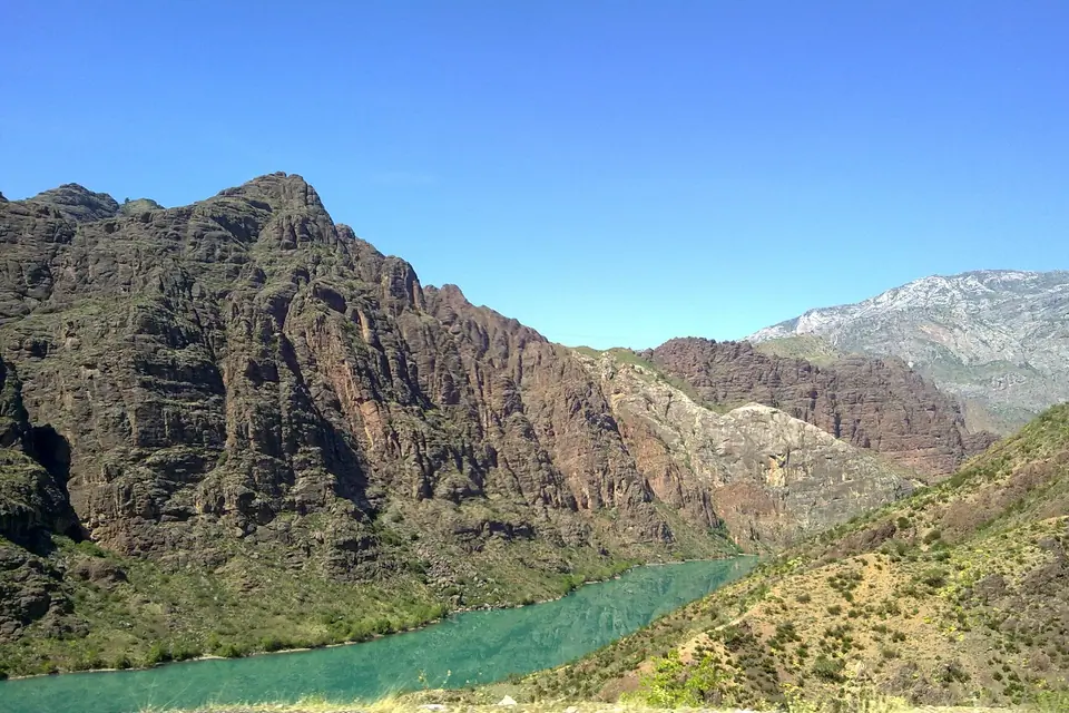 Toktogul water reservoir