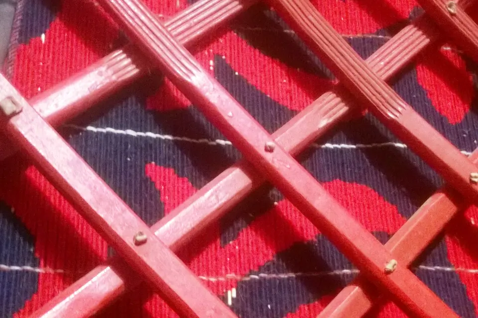Yurt wall