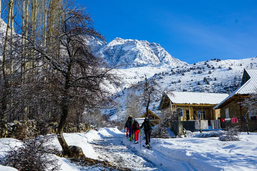 Ski touring in Arslanbob