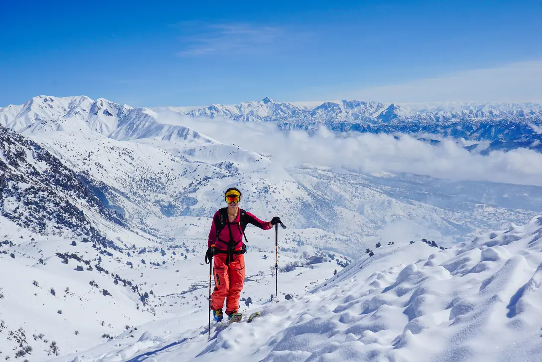 Ski touring in Arslanbob