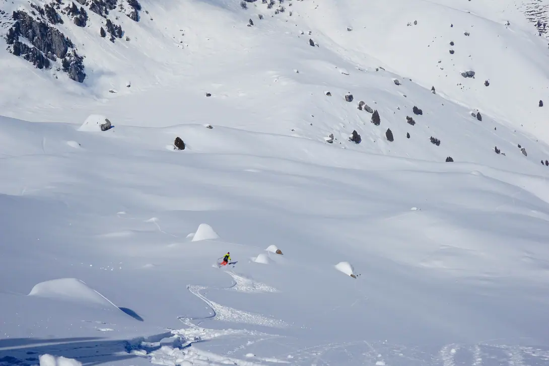 Ski touring in Arslanbob