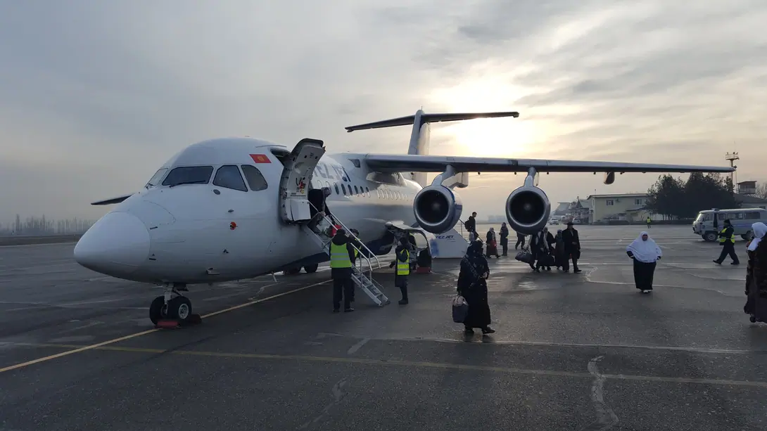 Plane between Bishkek and Osh