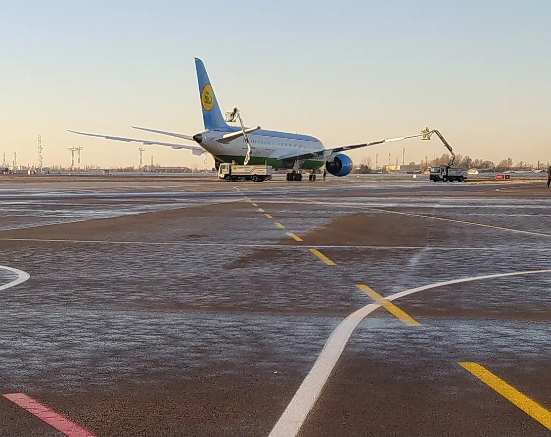 Plane on the ground