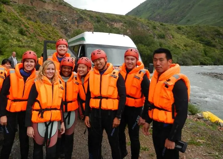 Rafting in Chong Kemin river