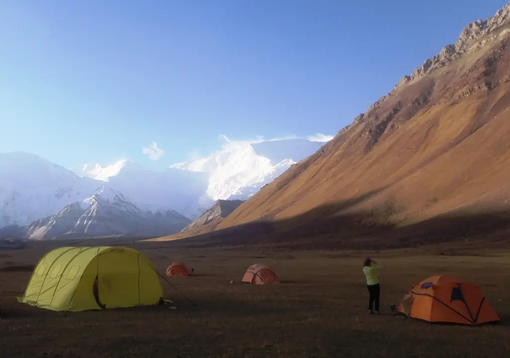 Lenin peak base camp