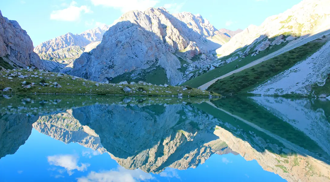holy lake in Arslanbob village