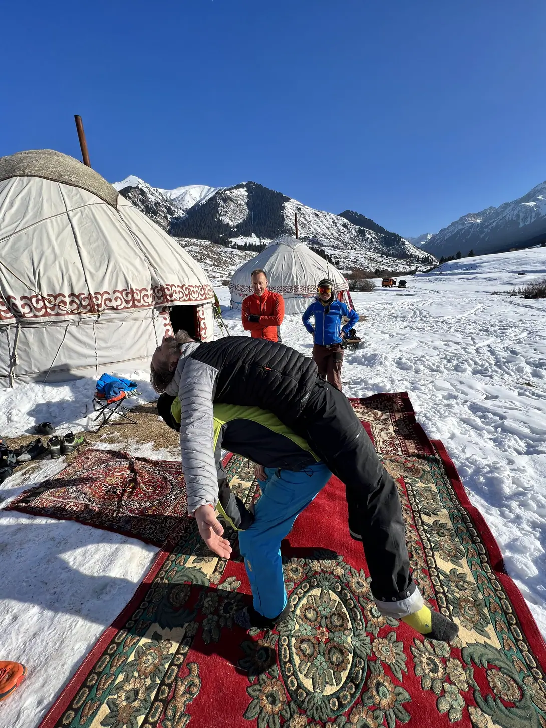 Ak Tash Yurt Camp Yoga