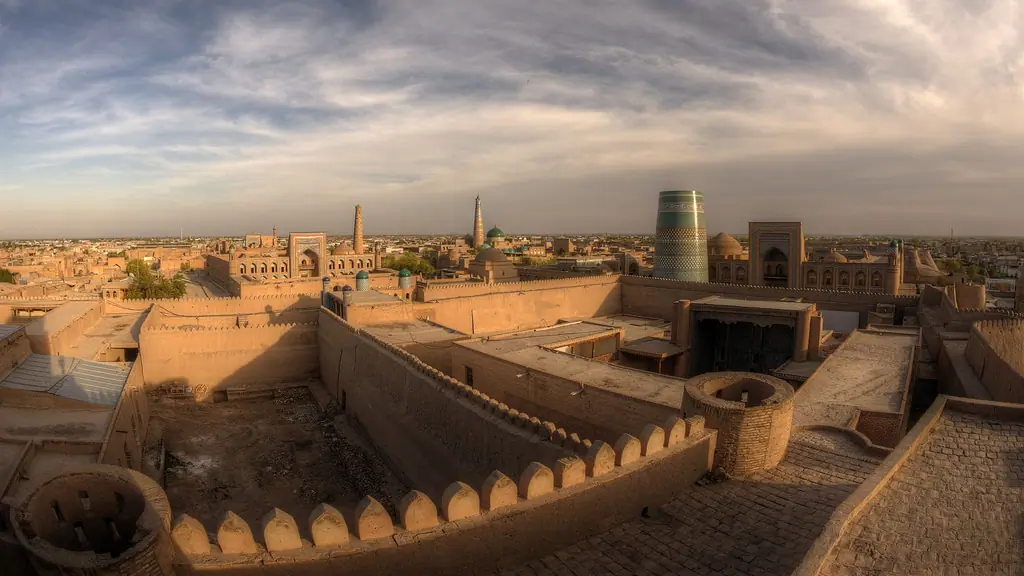khiva sunset