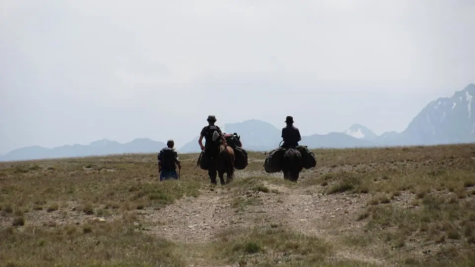 Trekking from Osh to Tash Rabat 