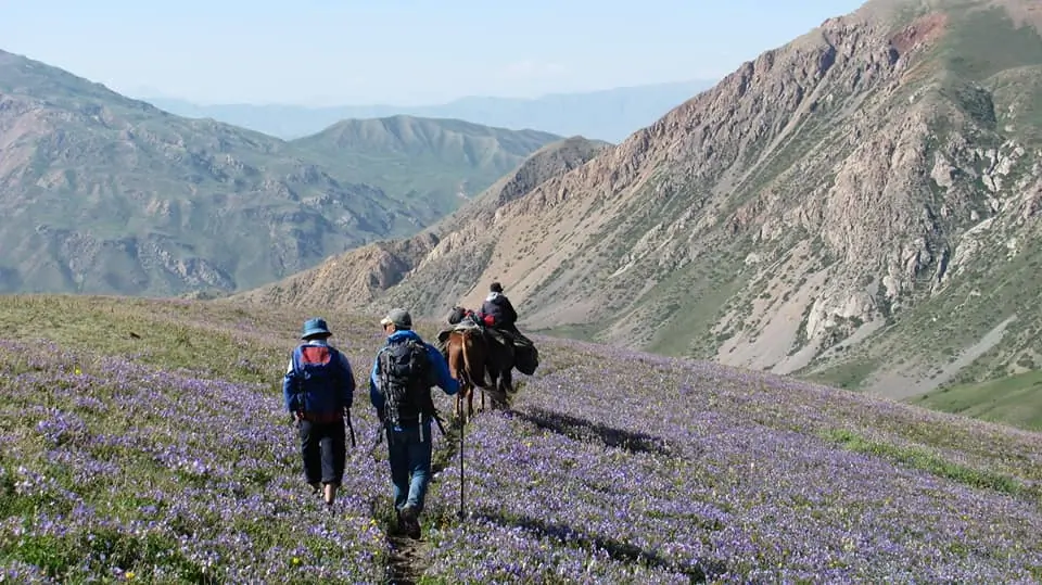 Trekking from Osh to Tash Rabat 