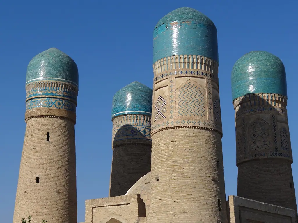 Towers of Char Minar (Former Medresseh) - Bukhara - Uzbekistan