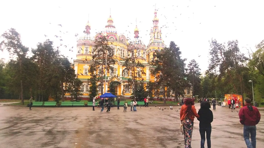 Almaty Cathedral in Kazakhstan
