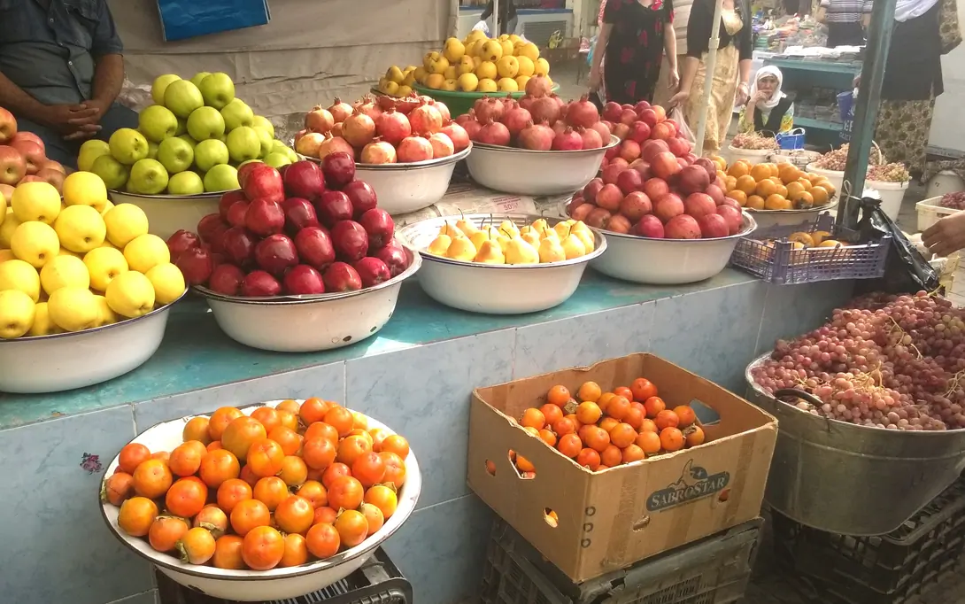 Green market of Dushanbe