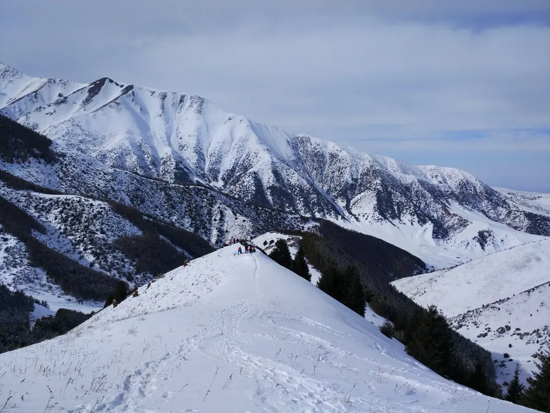 Snowshoeing in Kyrgyzstan