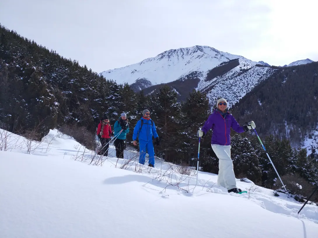 Snowshoeing in Kyrgyzstan