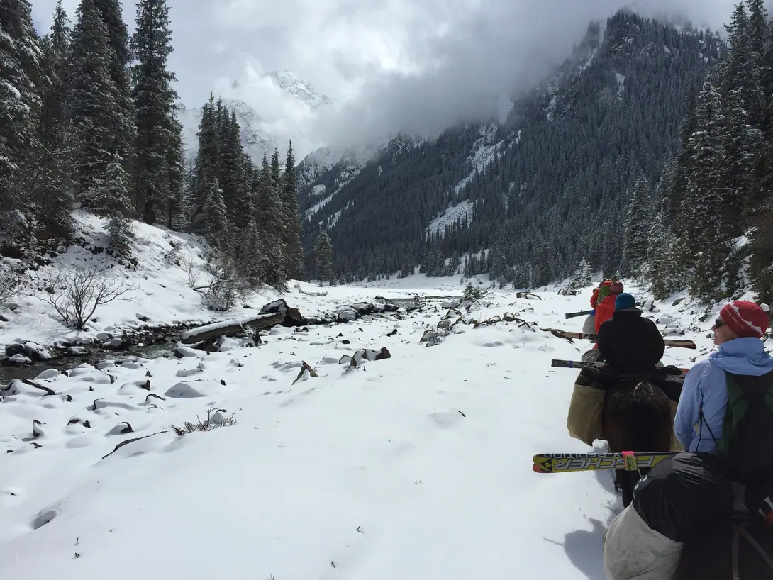 Karakol Horseback Riding in Winter 
