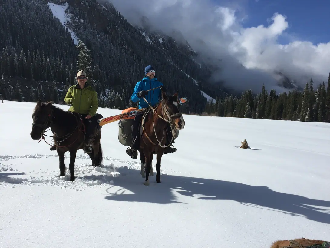 Karakol Horseback Riding in Winter 