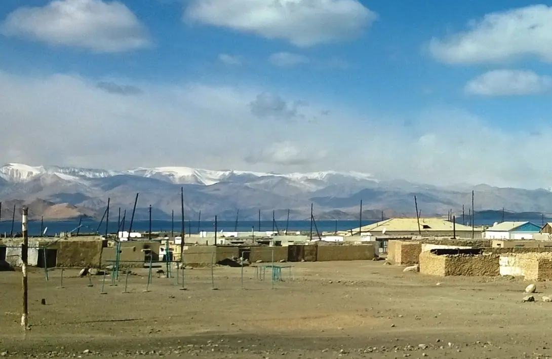 Karaart village Karakul lake