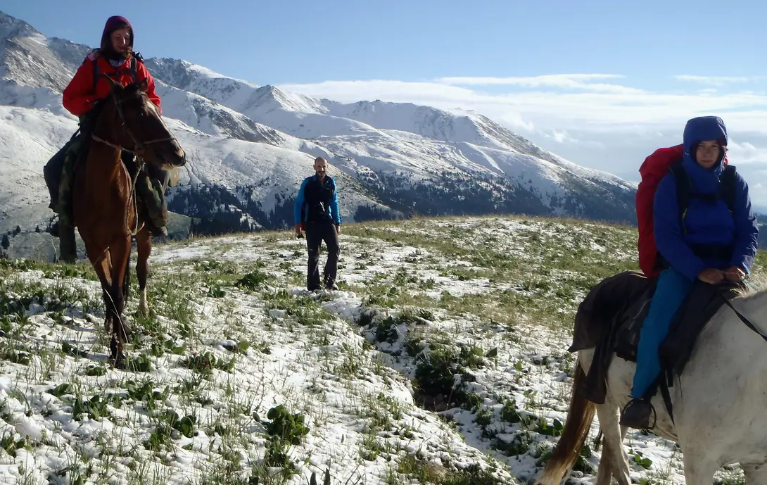 Kel Ter pass view on Chong Kemin National parc