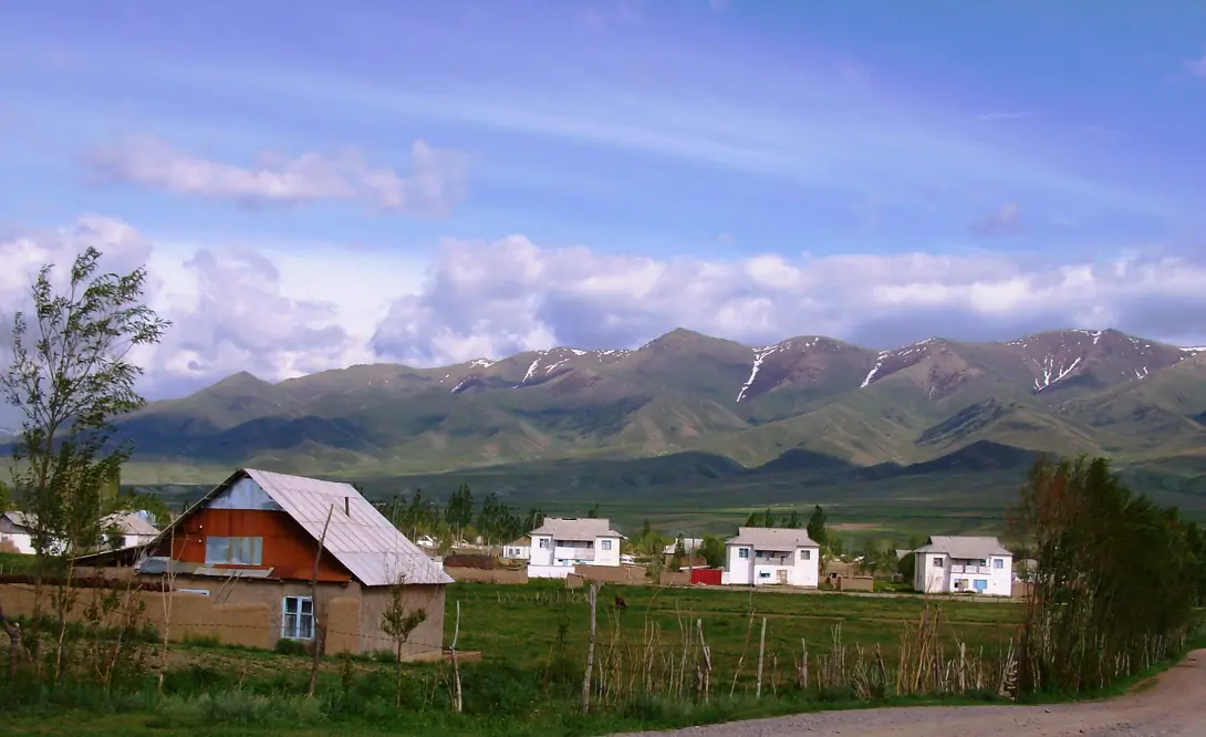 Kyzart village, also called Djanaryk
