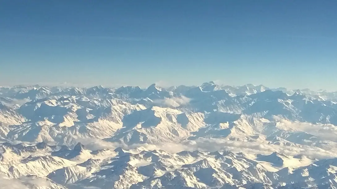 Pamir from the sky