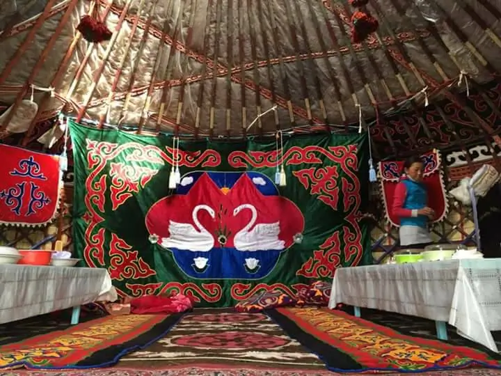 Ruslan and Kenjibek yurt camp