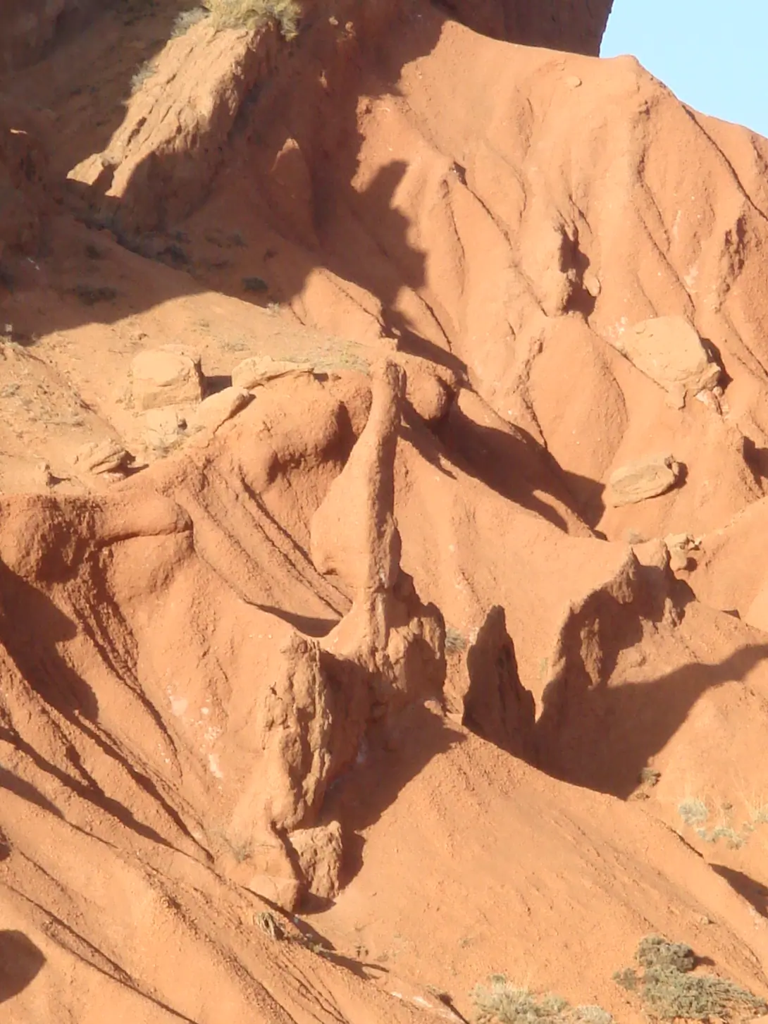 Kyrgyz red canyon of Skazka (Fairy Tale)