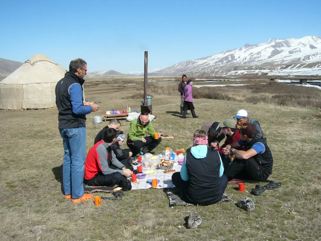 Base camp at Suusamyr