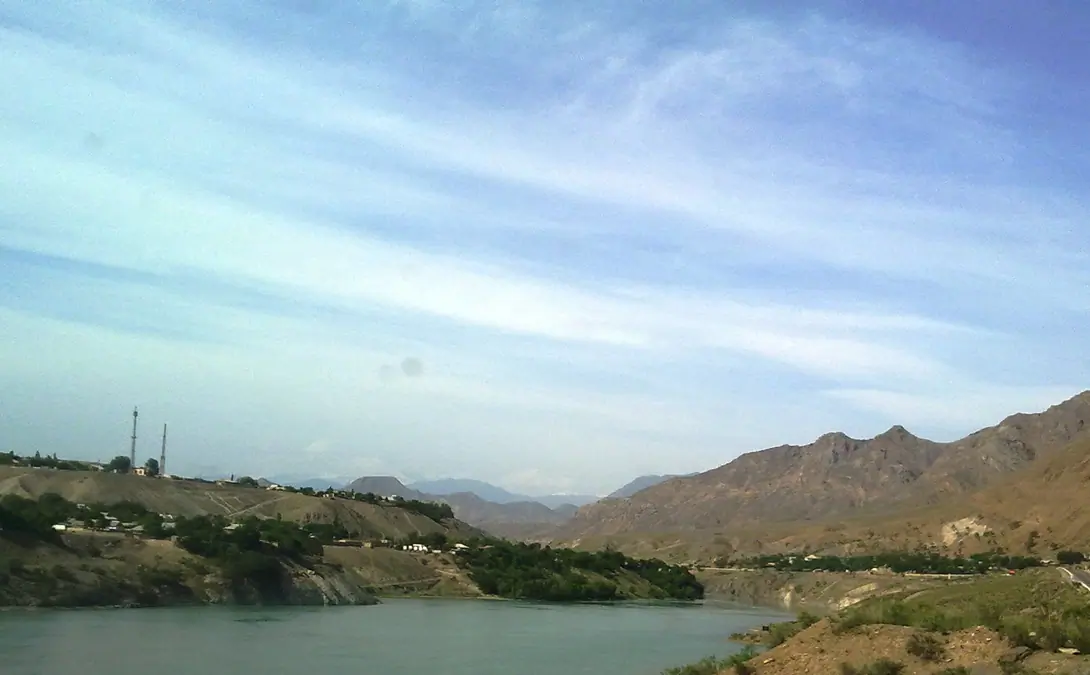 Toktogul water reservoir