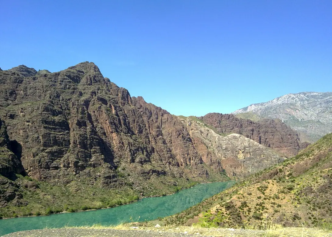 Toktogul water reservoir