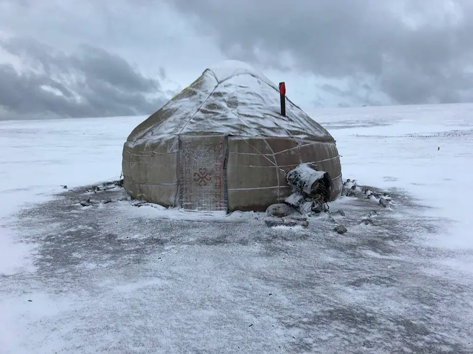 Ruslan and Kenjibek yurt camp